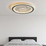 Minimalist Round LED Ceiling Light Modern Aluminum Fixture for Bedroom Living Room