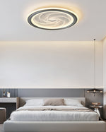 Minimalist Round LED Ceiling Light Modern Aluminum Fixture for Bedroom Living Room