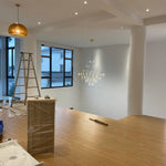 Mira Crystal Chandelier Modern LED Ceiling Light for Living Room & Hotel