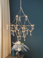 Mira Crystal Chandelier Modern LED Ceiling Light for Living Room & Hotel