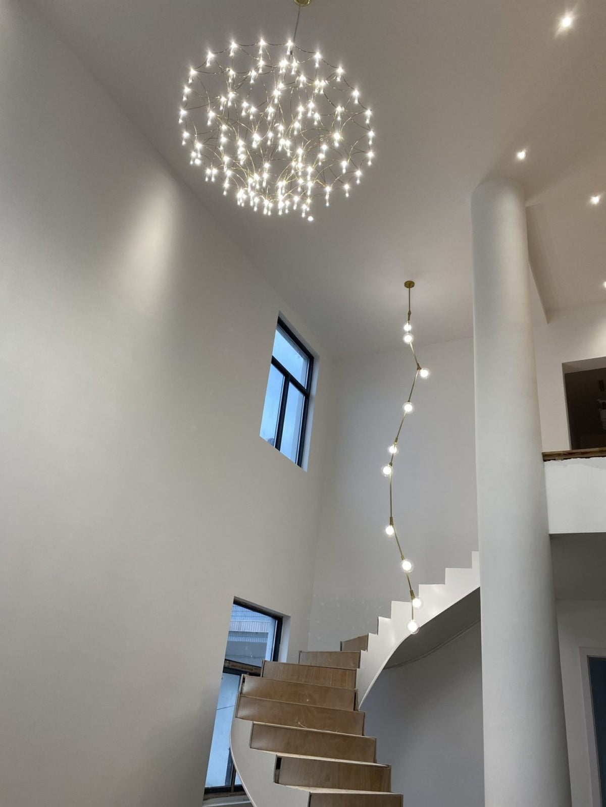 Mira Crystal Chandelier Modern LED Ceiling Light for Living Room & Hotel