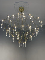 Mira Crystal Chandelier Modern LED Ceiling Light for Living Room & Hotel