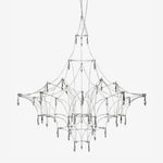 Mira Crystal Chandelier Modern LED Ceiling Light for Living Room & Hotel