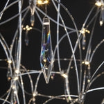 Mira Crystal Chandelier Modern LED Ceiling Light for Living Room & Hotel