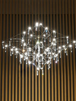 Mira Crystal Chandelier Modern LED Ceiling Light for Living Room & Hotel