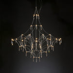 Mira Crystal Chandelier Modern LED Ceiling Light for Living Room & Hotel