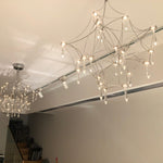 Mira Crystal Chandelier Modern LED Ceiling Light for Living Room & Hotel