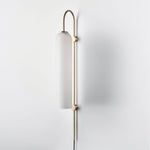 Modern Glass Plug In Wall Lamp