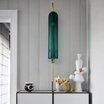 Modern Glass Plug In Wall Lamp