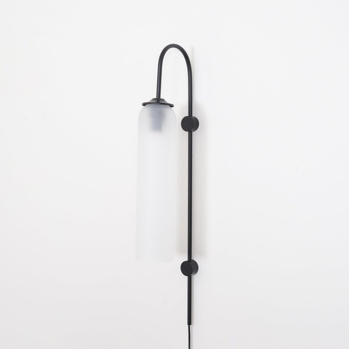 Modern Glass Plug In Wall Lamp
