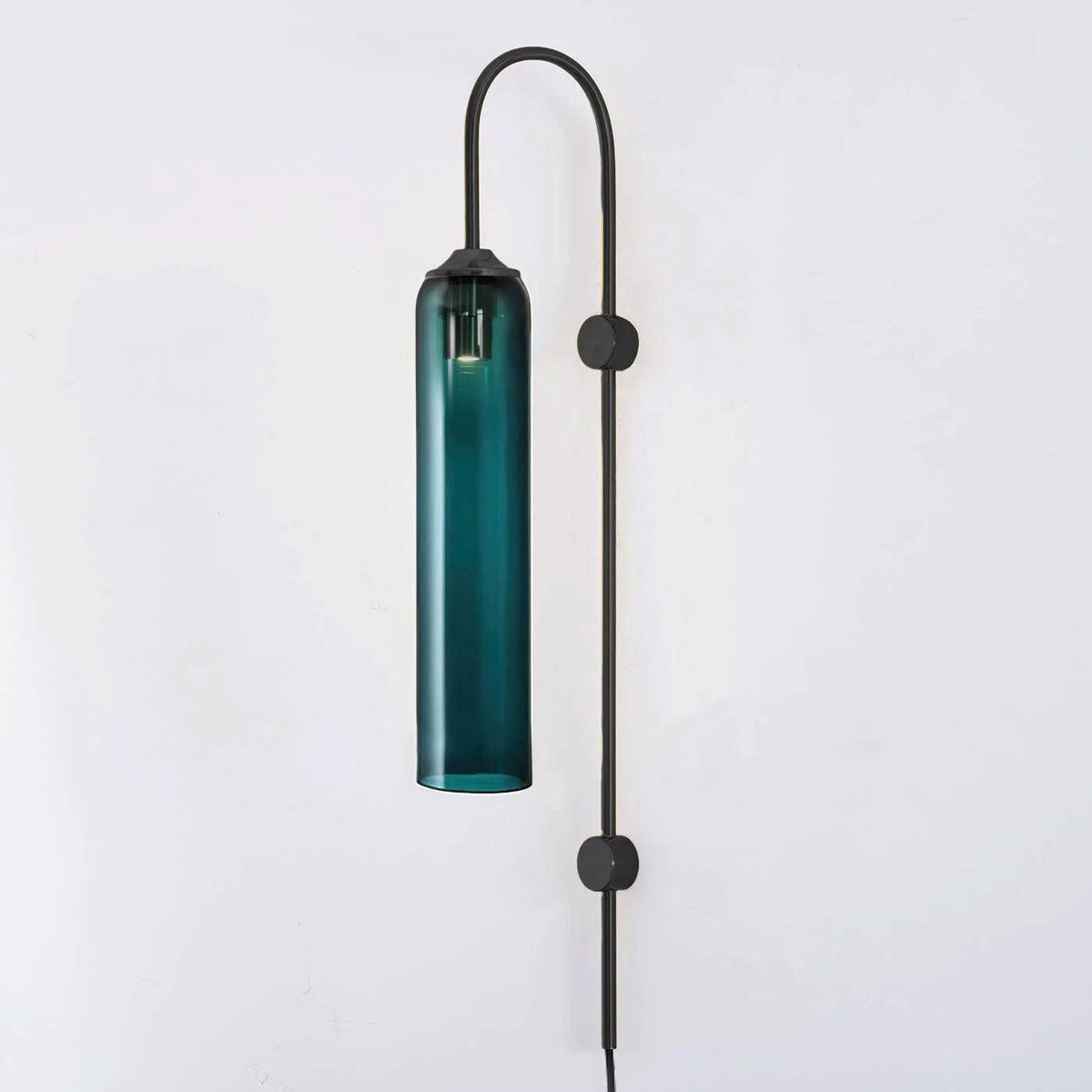 Modern Glass Plug In Wall Lamp