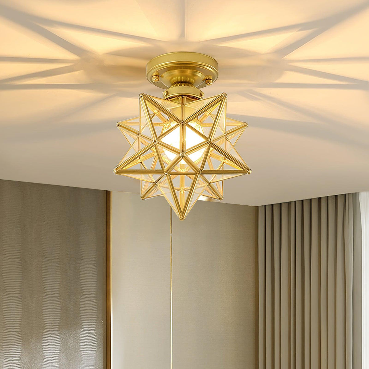 moravian-star-brass-ceiling-light