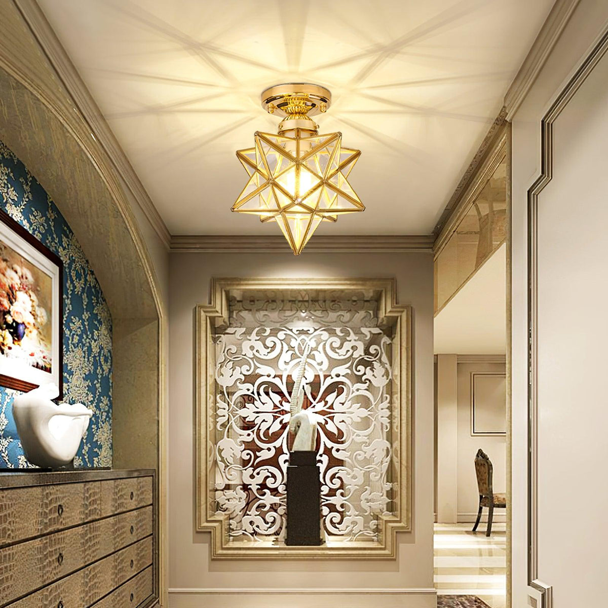 moravian-star-brass-ceiling-light