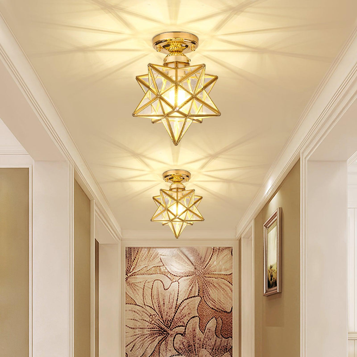 moravian-star-brass-ceiling-light