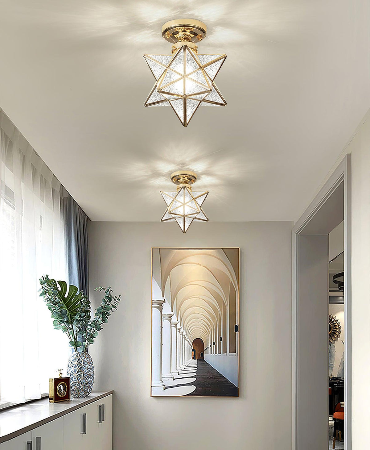 moravian-star-brass-ceiling-light
