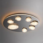 Modern LED Ceiling Light Luxury Acrylic Metal Flush Mount for Living Room Bedroom