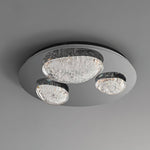 Modern LED Ceiling Light Luxury Acrylic Metal Flush Mount for Living Room Bedroom
