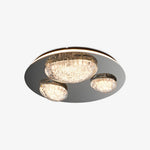 Modern LED Ceiling Light Luxury Acrylic Metal Flush Mount for Living Room Bedroom