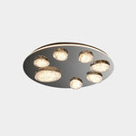 Modern LED Ceiling Light Luxury Acrylic Metal Flush Mount for Living Room Bedroom