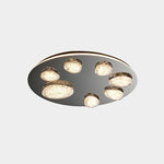 Modern LED Ceiling Light Luxury Acrylic Metal Flush Mount for Living Room Bedroom