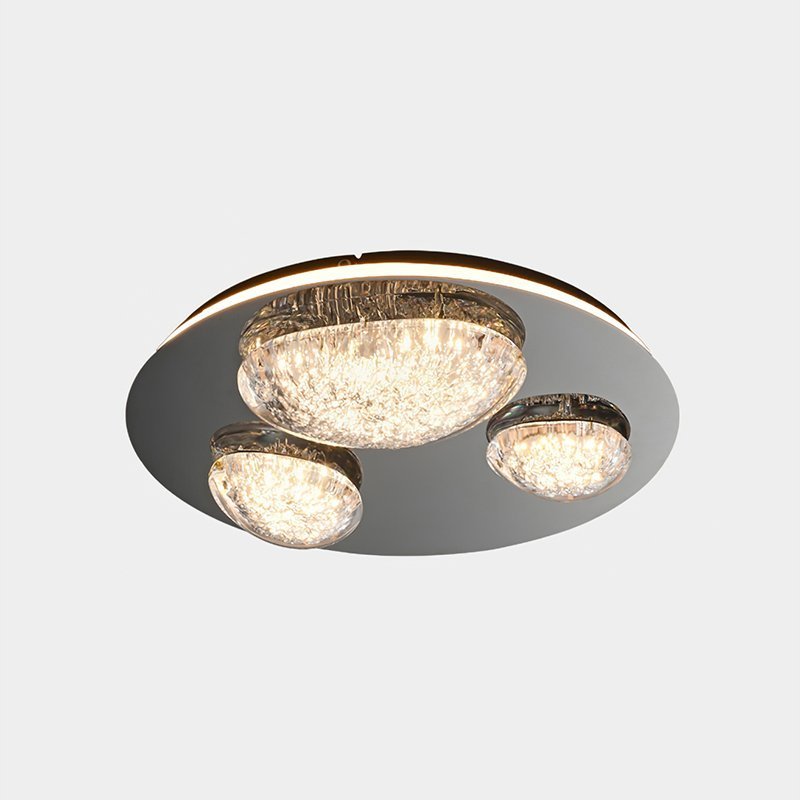 Modern LED Ceiling Light Luxury Acrylic Metal Flush Mount for Living Room Bedroom