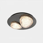 Modern LED Ceiling Light Luxury Acrylic Metal Flush Mount for Living Room Bedroom