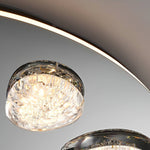 Modern LED Ceiling Light Luxury Acrylic Metal Flush Mount for Living Room Bedroom