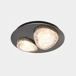 Modern LED Ceiling Light Luxury Acrylic Metal Flush Mount for Living Room Bedroom