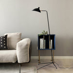 Modern Three-Arm Floor Lamp Adjustable Reading Light for Living Room, Bedroom, Office