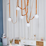 Multiple Belt Art Pendant Light