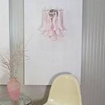 Vintage Murano Pink Wall Lights