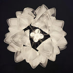 Vintage Murano Rondini Glass Chandelier