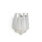 Murano Petals White Wall Light