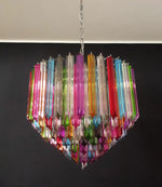 Murano Prisms Multicolored Chandelier