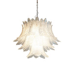 Murano Transparent Ferns Glass Chandelier