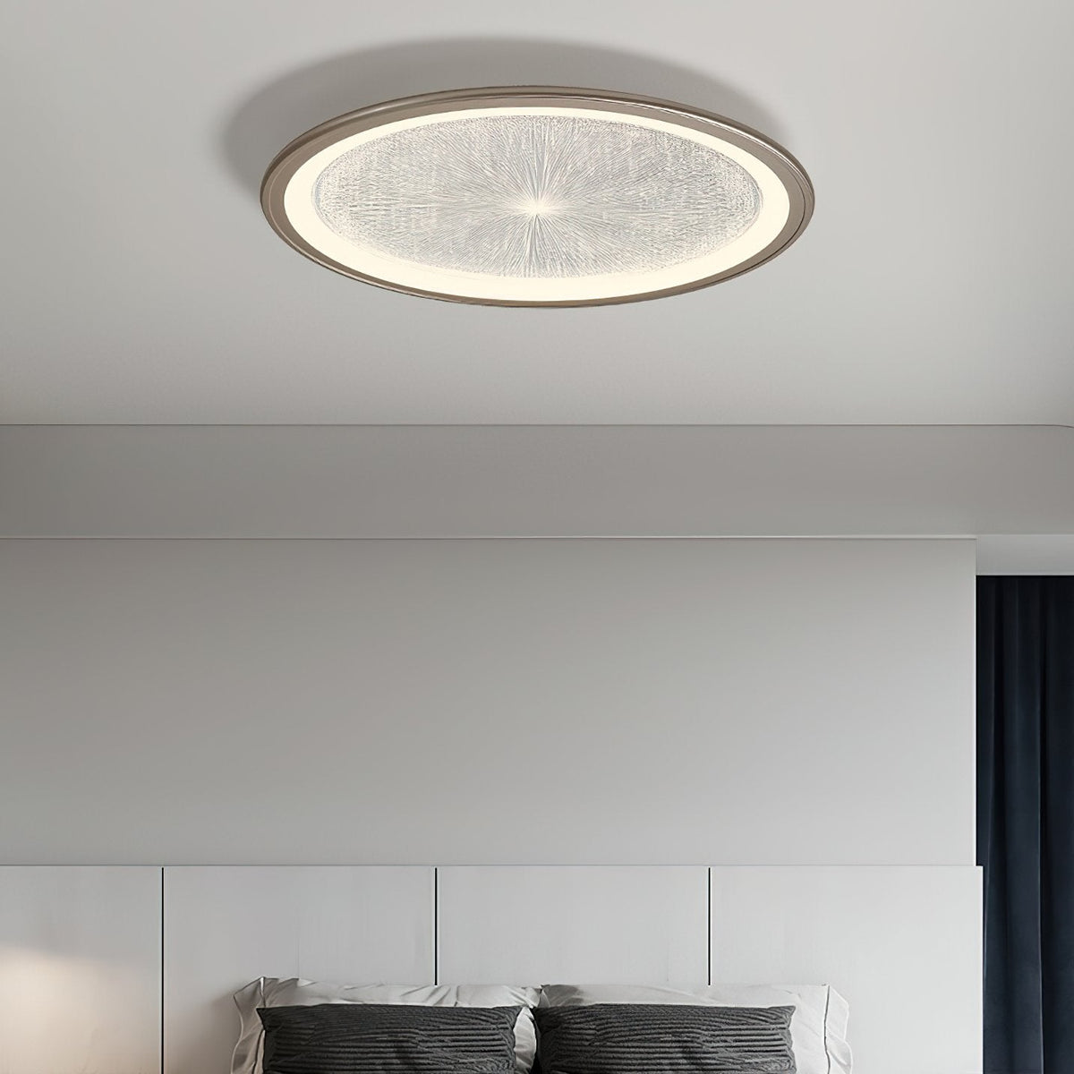 Modern Nordic LED Ceiling Lamp Aluminum Flush Mount for Living Room Bedroom