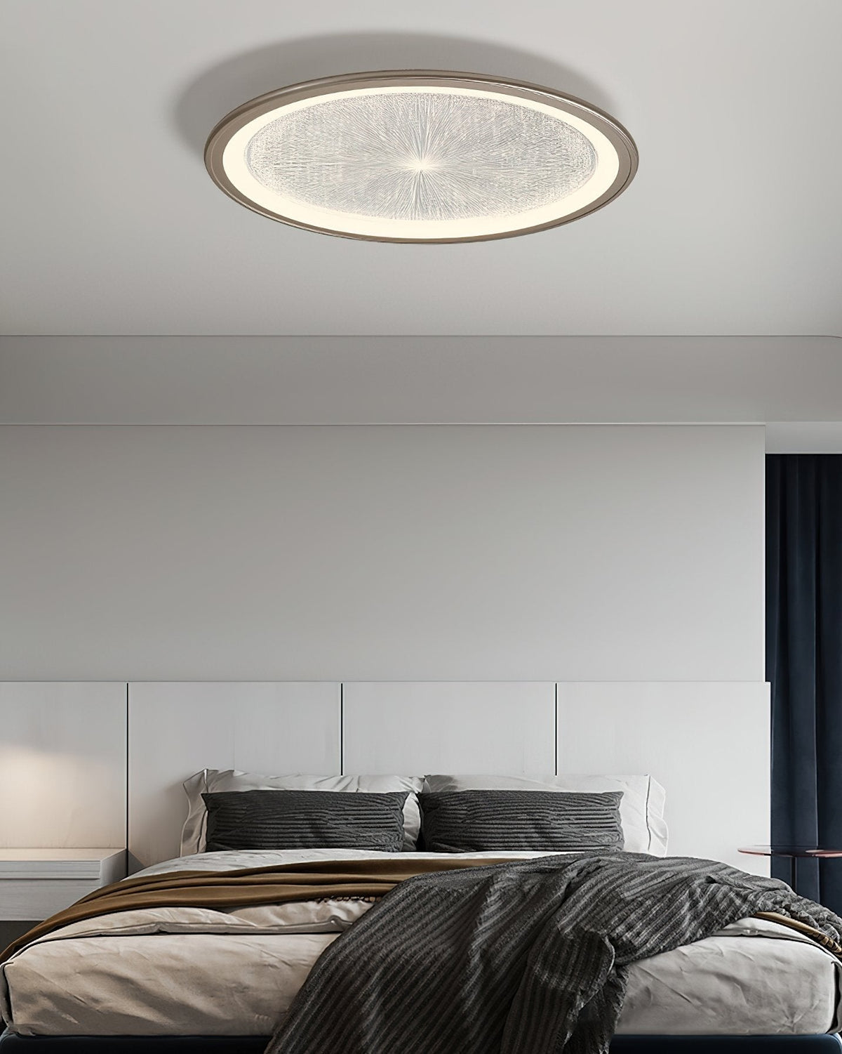 Modern Nordic LED Ceiling Lamp Aluminum Flush Mount for Living Room Bedroom