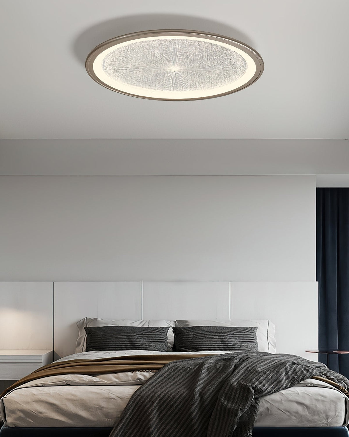 Modern Nordic LED Ceiling Lamp Aluminum Flush Mount for Living Room Bedroom