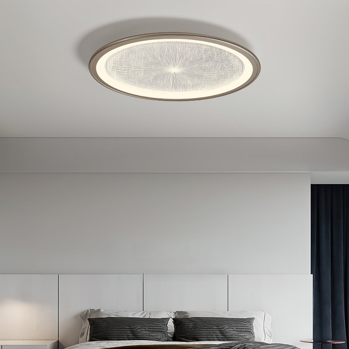 Modern Nordic LED Ceiling Lamp Aluminum Flush Mount for Living Room Bedroom