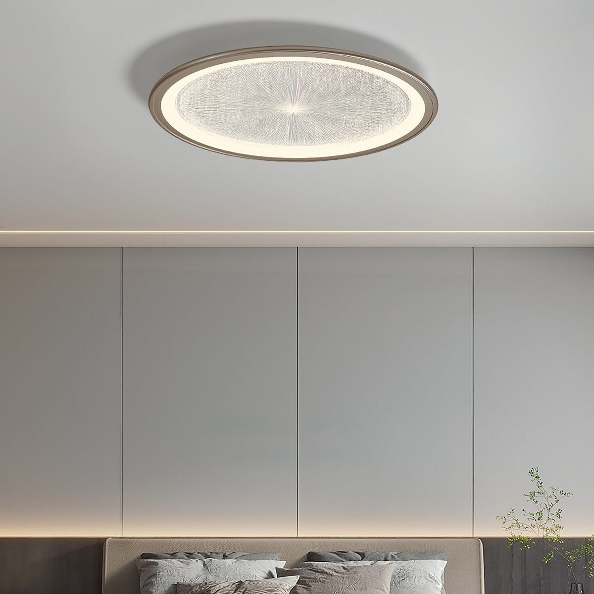 Modern Nordic LED Ceiling Lamp Aluminum Flush Mount for Living Room Bedroom