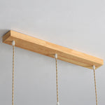 Pleated Wood Pendant Light Nordic Minimalist Dining Room Fixture