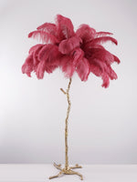 Ostrich Feather Floor Lamp