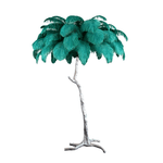Ostrich Feather Floor Lamp