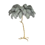 Ostrich Feather Floor Lamp