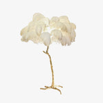 Ostrich Feather Floor Lamp