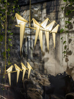 Paper Crane Bird Led Chandelier