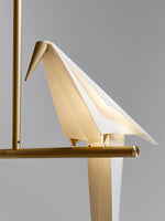 Paper Crane Bird Led Chandelier