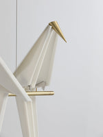 Paper Crane Bird Led Chandelier