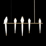 Paper Crane Bird Led Chandelier