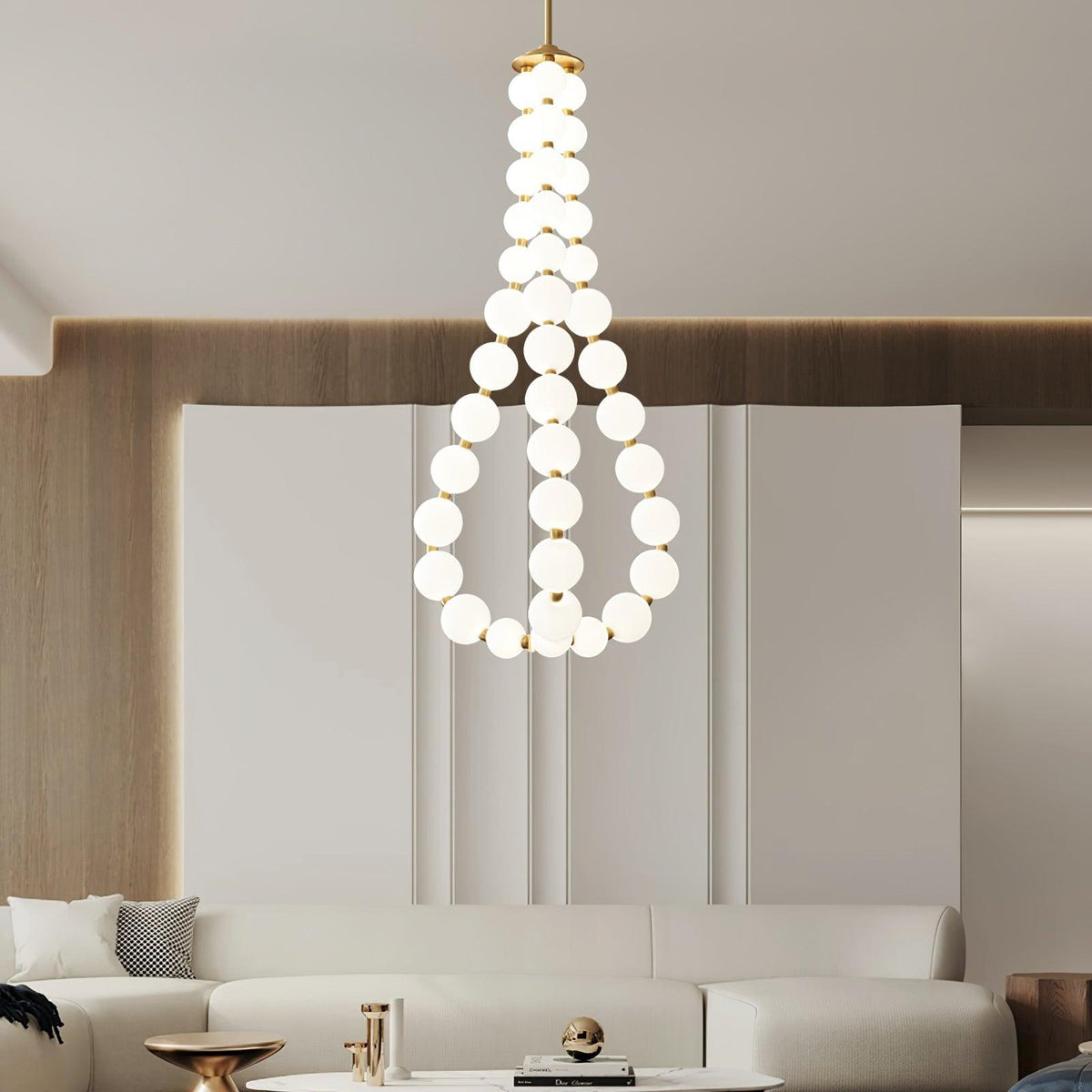 Pearl Necklace Chandelier
